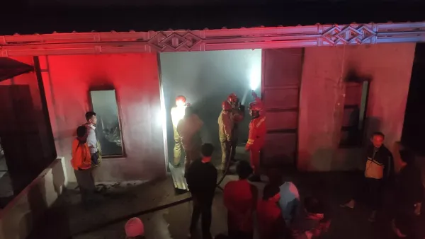 Gudang Home Industri Keranjang Tembakau di Temanggung Terbakar, Kerugian Rp 500 Juta