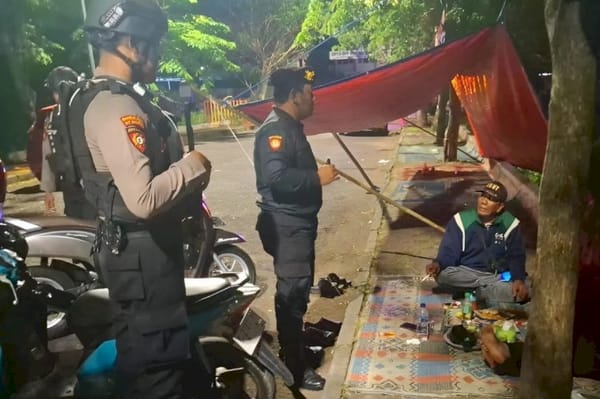 Polres Tegal Kota Grebek Kawasan SMPN 5 yang Kerap Jadi Lokasi Pesta Miras