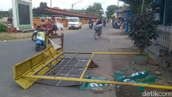 Gerombolan Bermotor Anarkis, Rusak Rumah dan Warung Warga di Kurung Klaten