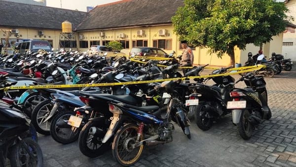 Polisi Angkut 77 Motor dalam Razia Balap Liar di Pedurungan Semarang