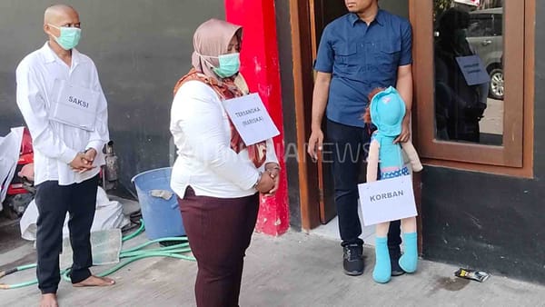 Rekonstruksi Kasus Bocah Tewas Dianiaya Digelar Polisi di Grobogan