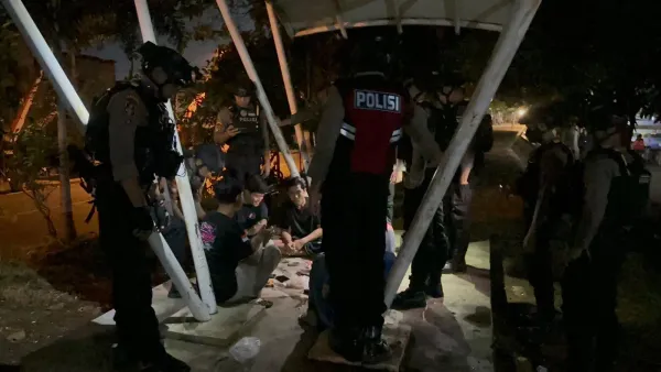 Tiga Pemuda Grobogan Ditangkap Selepas Pesta Miras di Bendungan Tirtonadi Solo