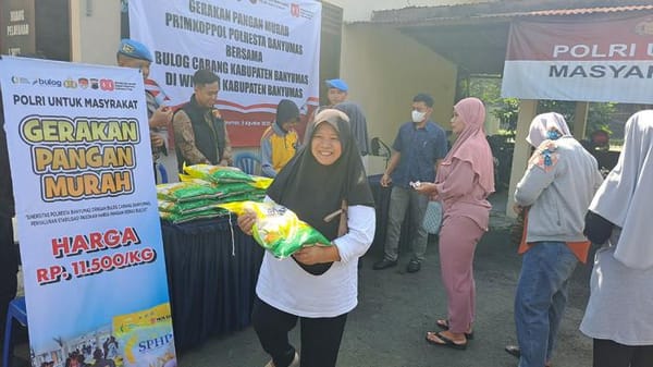 Beras Murah Meriah di CFD GOR Satria Purwokerto Besok Pagi, Warga Wajib Tahu Syarat Ini