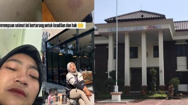 Gagal Cerai, Wanita Konten Kreator Mengamuk di Pengadilan Agama Jepara