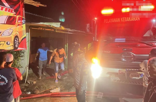 Diduga karena Obat Nyamuk, Satu Rumah Ludes Terbakar