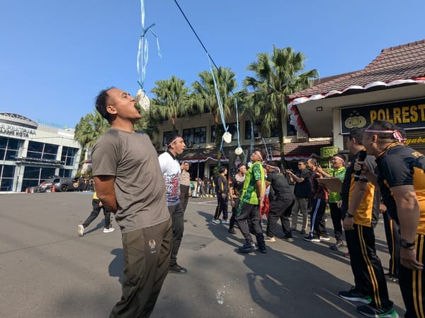 Unik dan Meriah! Polresta Malang Kota Rayakan HUT RI ke-80 dengan Beragam Lomba Tradisional