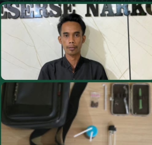 Personel Sat Narkoba Polres Sragen Amankan Pengguna Narkoba dari Luar Sragen