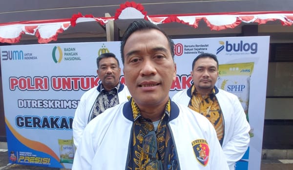 Polda Jateng Hadirkan Pangan Murah, Warga Antusias Dapatkan Beras Terjangkau