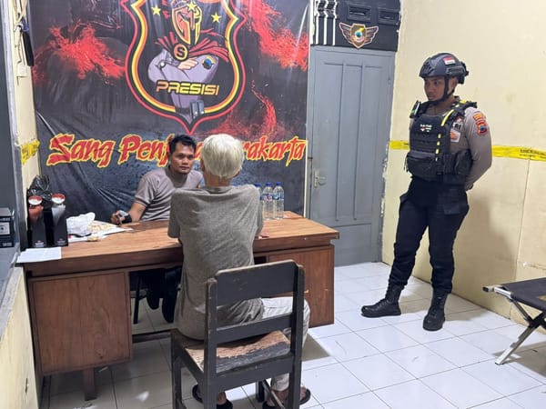 Tim Sparta Polresta Surakarta Grebek Penjual Miras di Keprabon