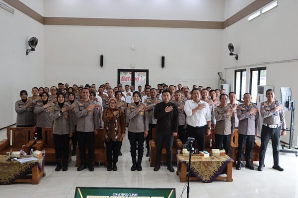 Polres Semarang Adakan Forum Belajar Bahas “The Trusted Police dan Manajemen Kinerja”