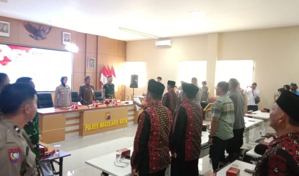 Polres Magelang Kota Gelar Apel Tiga Pilar, Perkuat Sinergi Jaga Kamtibmas