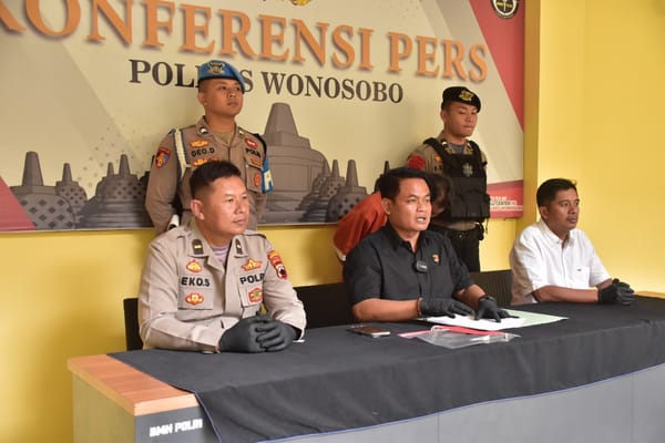 Diduga Lakukan Pengancaman, Seorang Pria Diamankan Polres Wonosobo