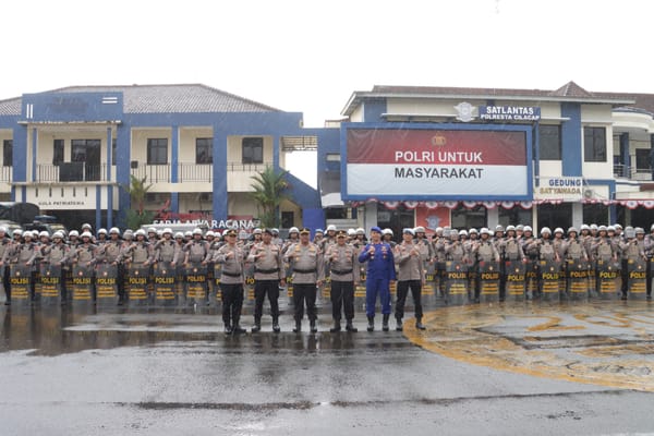 Kapolresta Cilacap Tekankan Kesiapsiagaan Dalmas dalam Menjaga Kamtibmas
