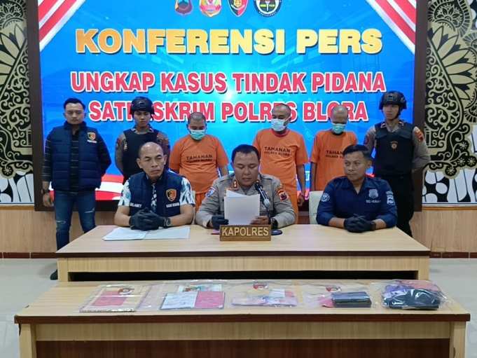 Polisi Ungkap Penipuan Catut Nama Kejari Blora, Tiga Pelaku Segera Jalani Proses Hukum