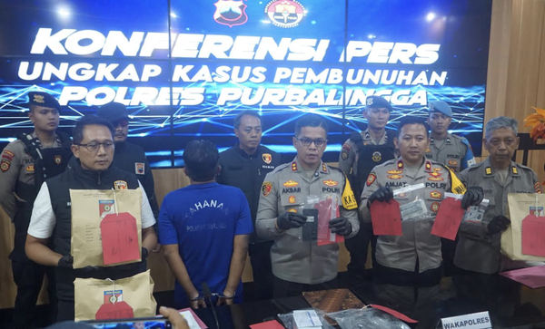 Polres Purbalingga Tangkap Pelaku Pembunuhan di Lokasi Penggilingan Batu Baleraksa