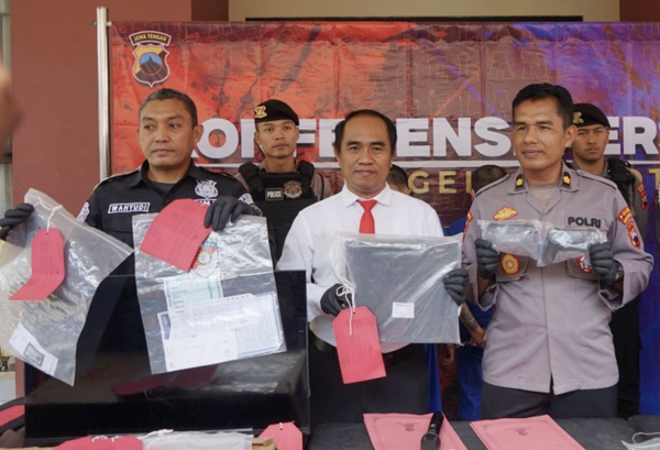Pelaku Penipuan PlayStation dan TV Diringkus Polres Magelang Kota