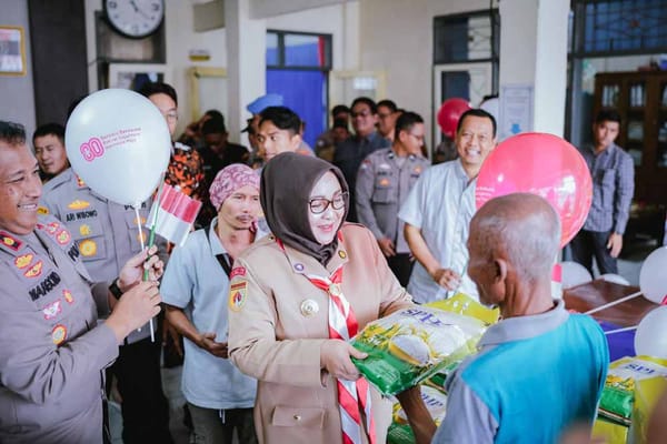 Gerakan Pangan Murah Polresta Banyumas, Wabup Lintarti Apresiasi Upaya Stabilkan Harga