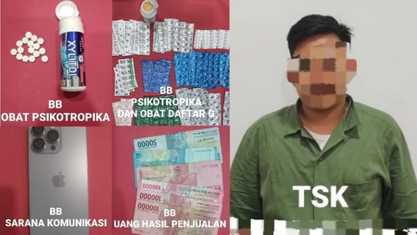 Polresta Banyumas Tangkap Pengedar Obat Keras dan Psikotropika, 1.710 Butir Disita