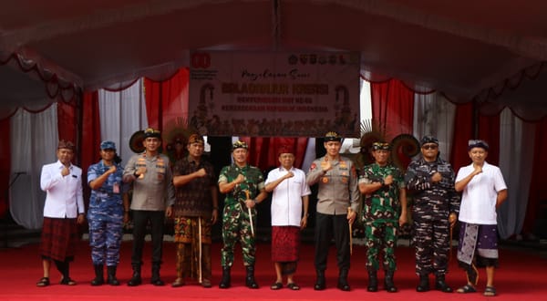 Puluhan Sekaa Gong Tampil Meriah di Lomba Baleganjur Kreasi HUT ke-80 RI