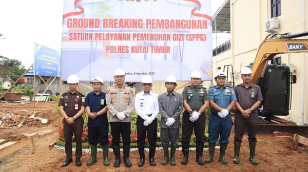 Polres Kutai Timur Gelar Groundbreaking SPPG MBG Serentak se-Indonesia