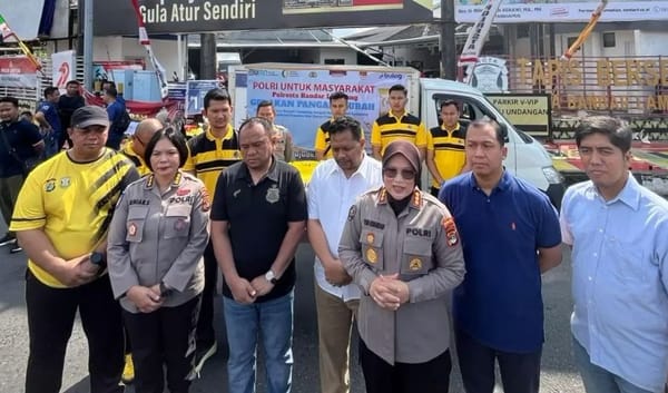 Atasi Kenaikan Harga, Polda Lampung dan Bulog Distribusikan 2,2 Ton Beras Murah