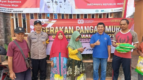 Warga Terbantu Gerakan Pangan Murah, Polresta Malang Kota Kawal Ketat Penyaluran
