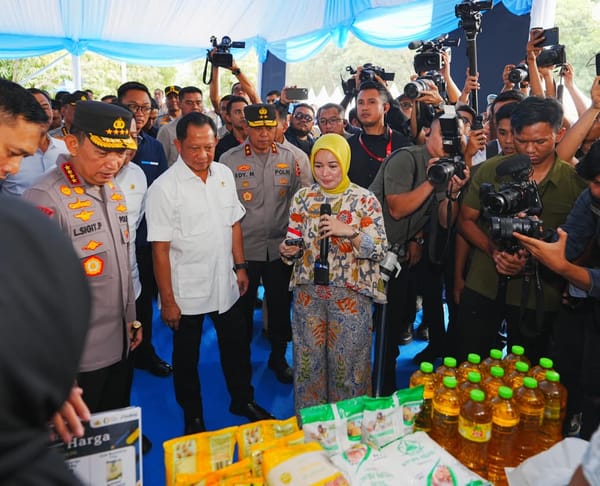 Kapolri Hadiri Kick Off GPM Serentak, 2.424 Ton Beras SPHP Disalurkan ke Masyarakat