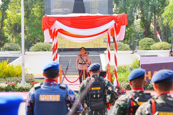 Hari Juang Polri, Kapolri Ajak Personel Teguhkan Semangat Pengabdian di Surabaya