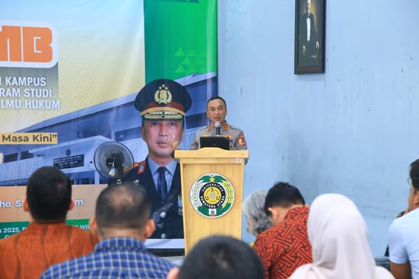 Kadivhumas Polri Ajak Mahasiswa FH USU Perkuat Nasionalisme Lewat Kuliah Umum