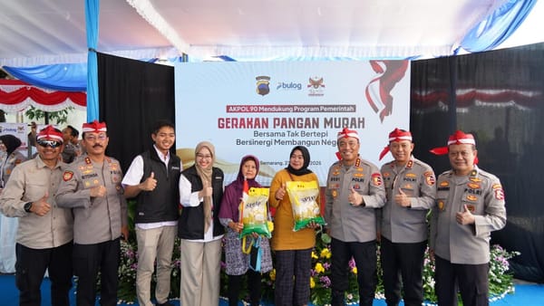 Pasar Murah Alumni Akpol 90 Diserbu Warga Pedurungan, Harga Sembako Terjangkau