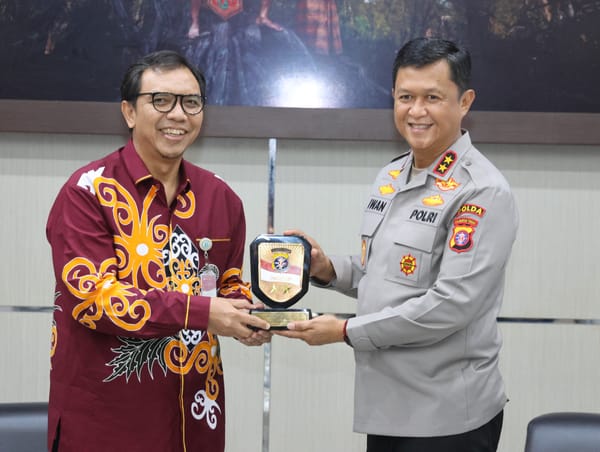 Perkuat Sinergi, Kapolda Kalteng Sambut Audiensi Kepala Perwakilan Bank Indonesia
