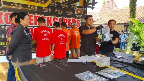 Satresnarkoba Polres Sragen Ungkap 4 Kasus Narkoba Selama Juli-Agustus