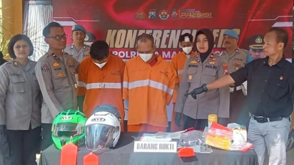 Pelaku Curanmor di Malang Tertangkap Usai Curi Motor Milik Keluarga Sendiri