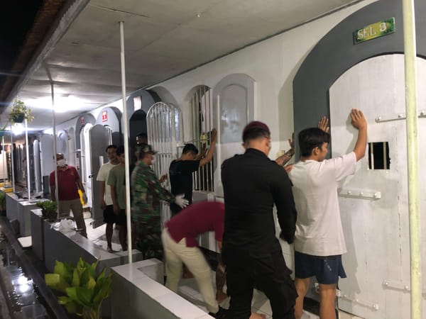 Rutan Banyumas Gelar Razia Blok Hunian, TNI-Polri Turut Dilibatkan