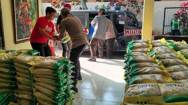 Polresta Malang Kota Gelar Pasar Murah, Beras SPHP 5 Kg Dijual Hanya Rp 55 Ribu
