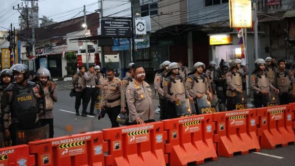 Hadapi Ancaman Anarko, Kapolresta Cilacap Ambil Kendali di Lapangan