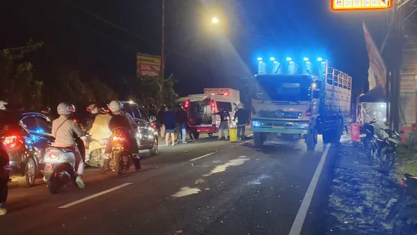 Kecelakaan Maut di Manding Temanggung, Pengendara Motor Meninggal di Lokasi