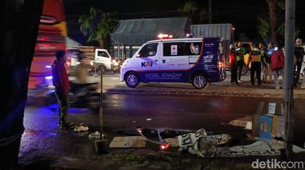 Dua Pemotor Tewas Terlindas Truk Tangki di Jalan Majapahit Semarang