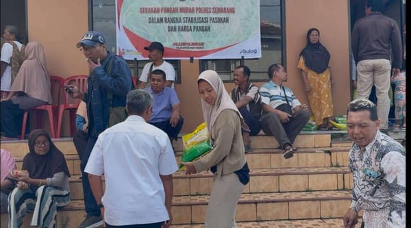 Polres Semarang Gelar Gerakan Pangan Murah, Jaga Stabilitas Harga dan Daya Beli Warga