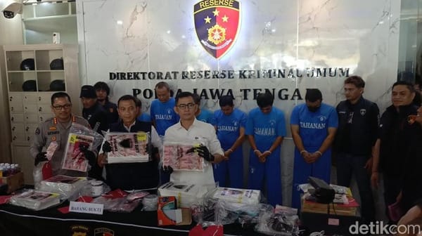 Polda Jateng Bongkar Komplotan Pengedar Uang Rupiah Palsu