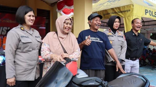 Motor yang Hilang Akhirnya Kembali, Warga Malang Tak Bisa Sembunyikan Rasa Bahagia