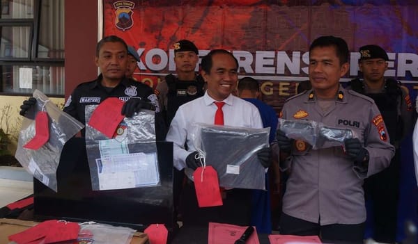 Gadaikan PS Rental, Pemuda Kota Magelang Diamankan Polisi