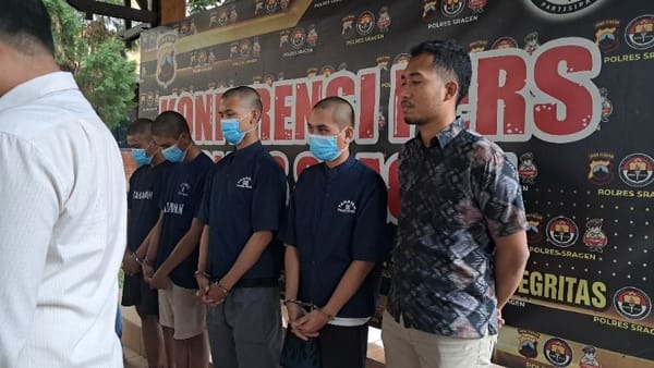 Polisi Buru AG dan RN, Pelaku Perusakan dan Penyebar Konten Demo Anarkis di Sragen