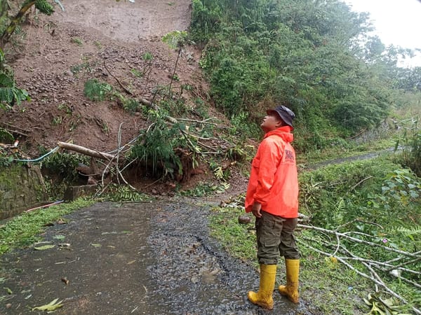 Longsor di Pandanarum Akibat Hujan Deras, Warga dan Jalan Terdampak