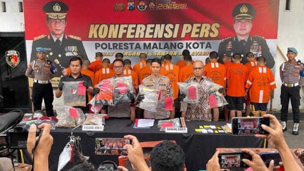 17 Orang Jadi Tersangka Perusakan Mako Polresta Malang Kota dan Pos Polisi