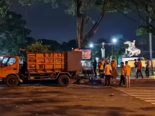 Kericuhan Demo di Depan Polres Magelang Kota, Kerugian Capai Rp 25 Juta