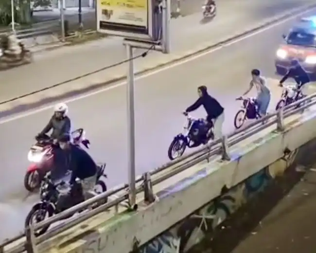 Polisi Amankan 14 Peserta Balap Liar di Kota Malang
