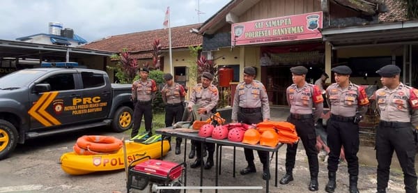 Polresta Banyumas Gelar Peralatan untuk Antisipasi Potensi Bencana