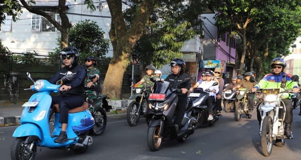 Patroli Cipkon Dipimpin Kapolresta Malang Kota, Keliling Kawasan Rawan Malam Hari