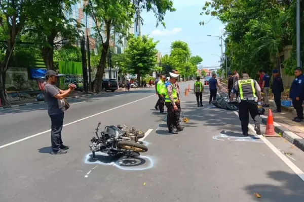 Polisi Gelar Olah TKP Kecelakaan Maut yang Renggut Nyawa Mahasiswa Unnes